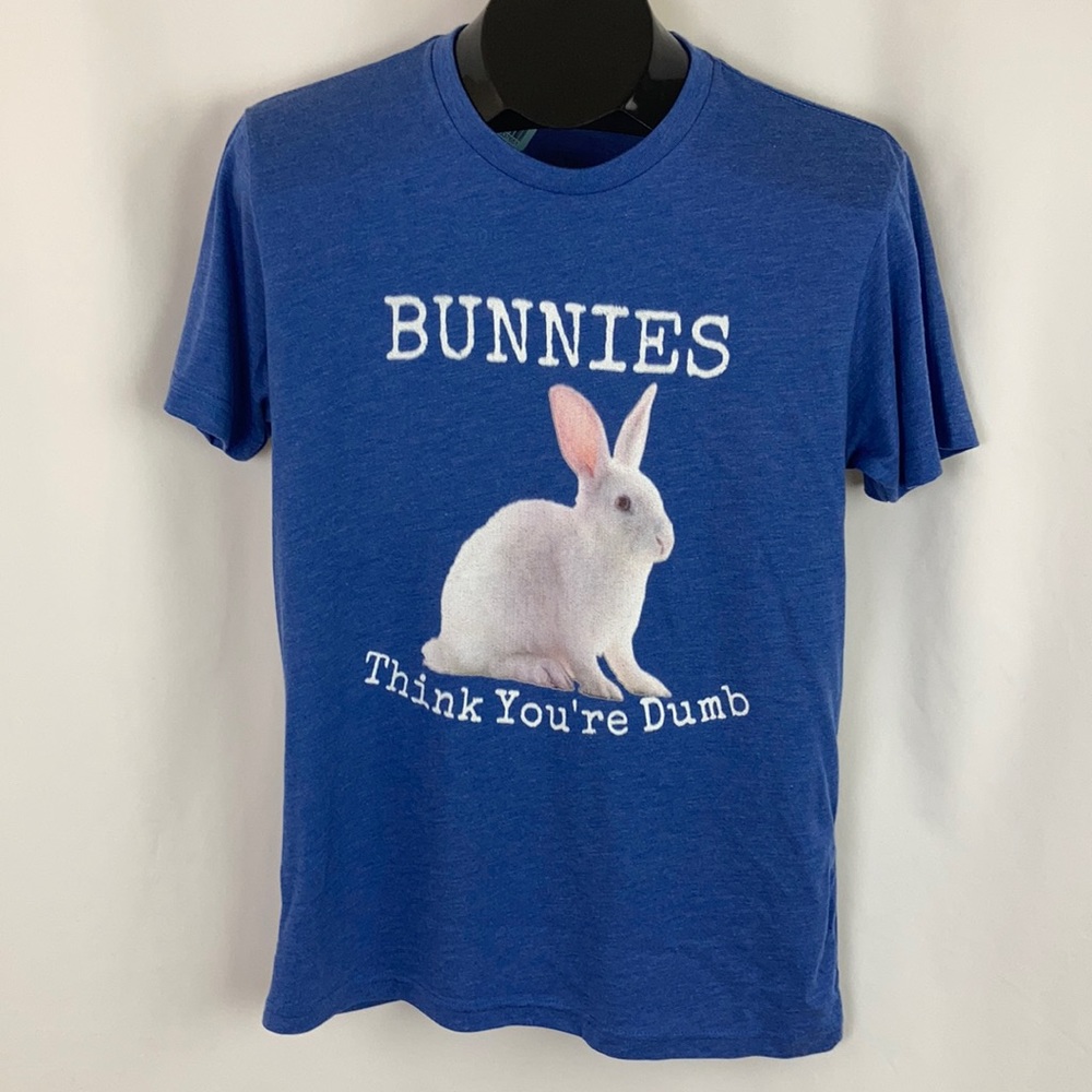 Good Treasures “Bunnies Think You’re Dumb” Tee - Picture 1 of 4